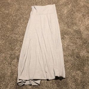 Gray Lularoe maxi skirt